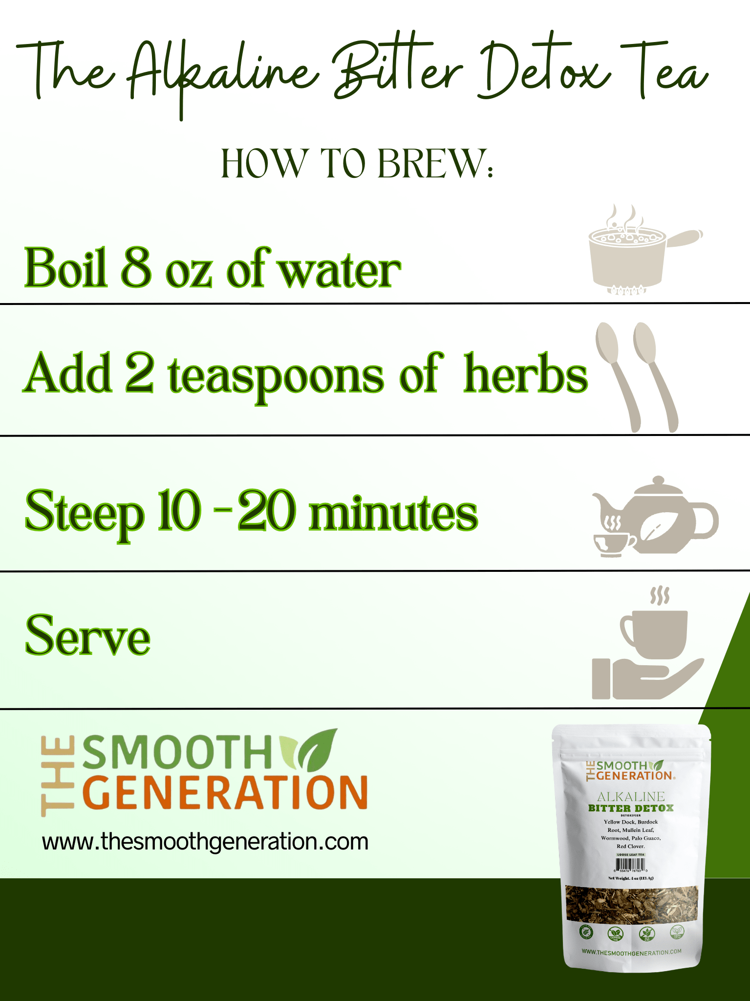 Alkaline Bitter Detox - The Smooth Generation