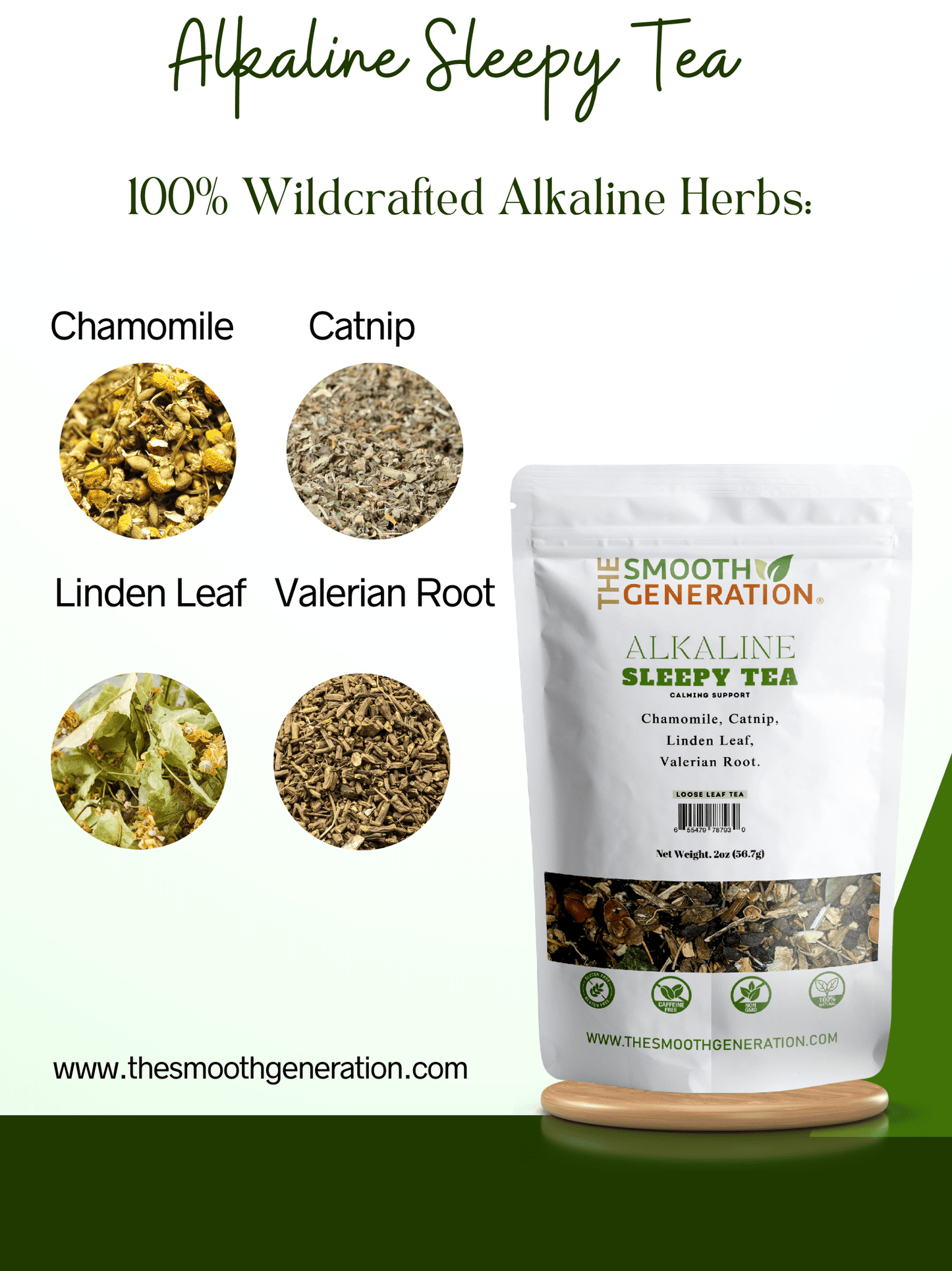 Alkaline Sleepy Tea - The Smooth Generation