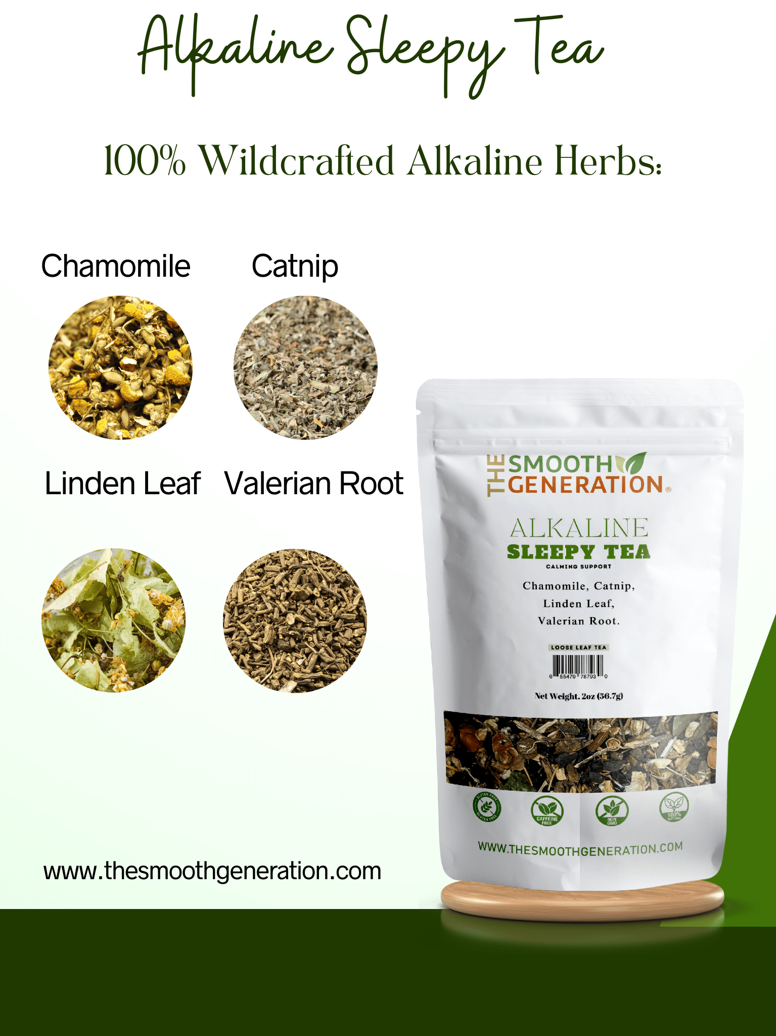 Alkaline Sleepy Tea - The Smooth Generation