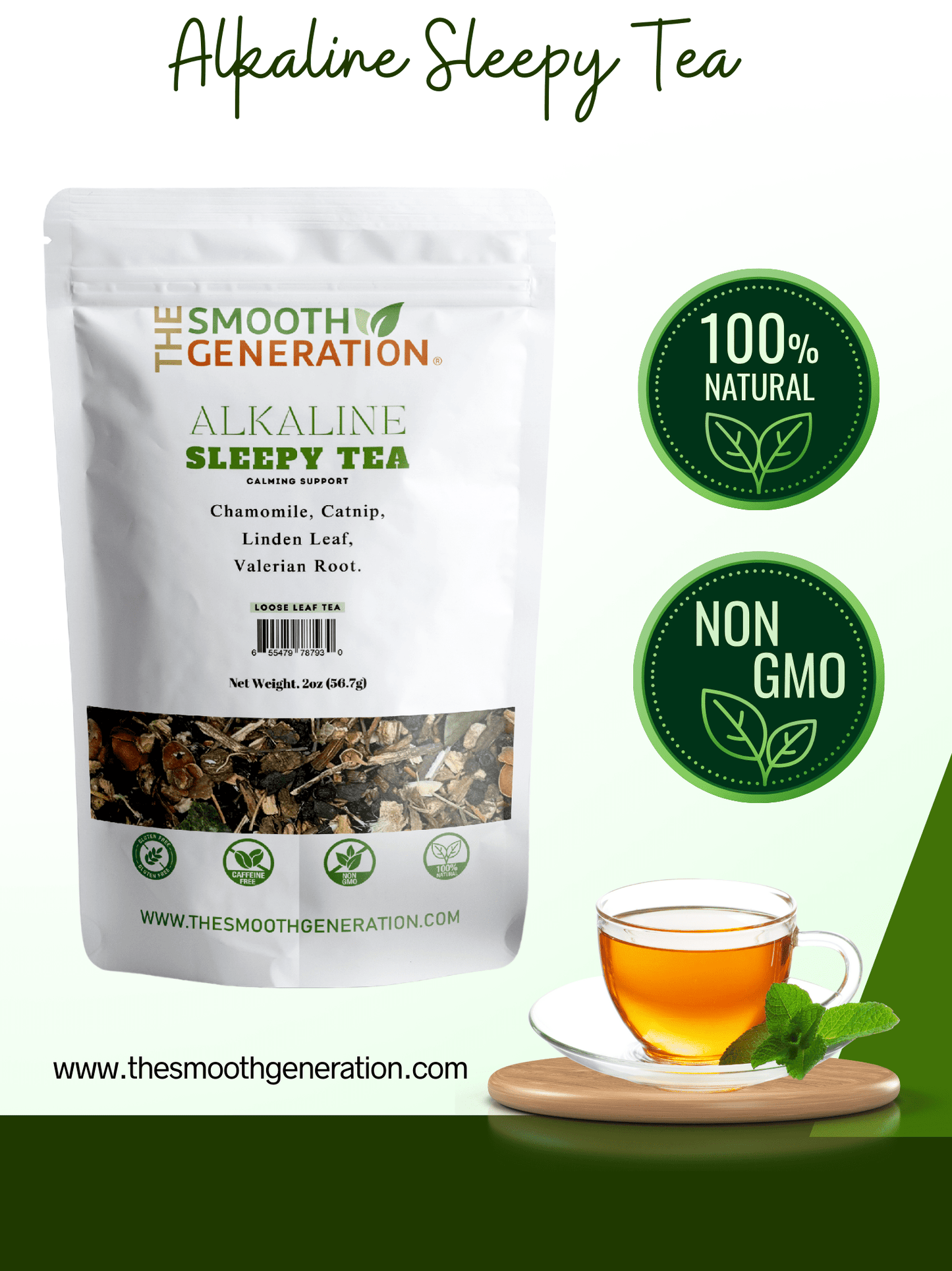 Alkaline Sleepy Tea - The Smooth Generation